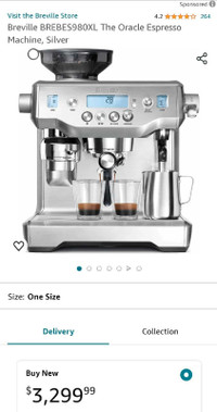breville oracle espresso machine 