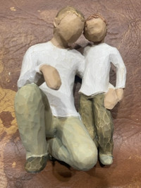 WILLOW TREE FIGURINE - "FATHER AND SON"