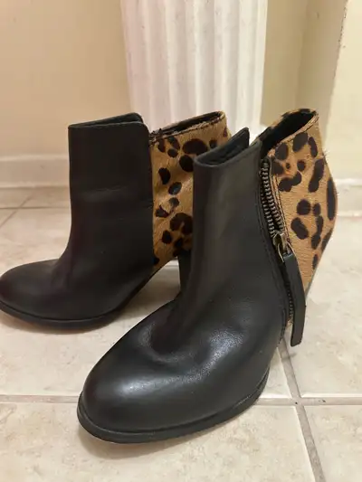Leopard Ankle Boots, View more