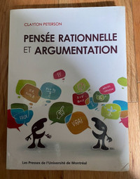 Pensée rationnelle et argumentation Peterson