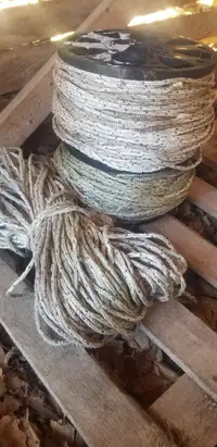 1700 feet of polywire (electric fencing wire)