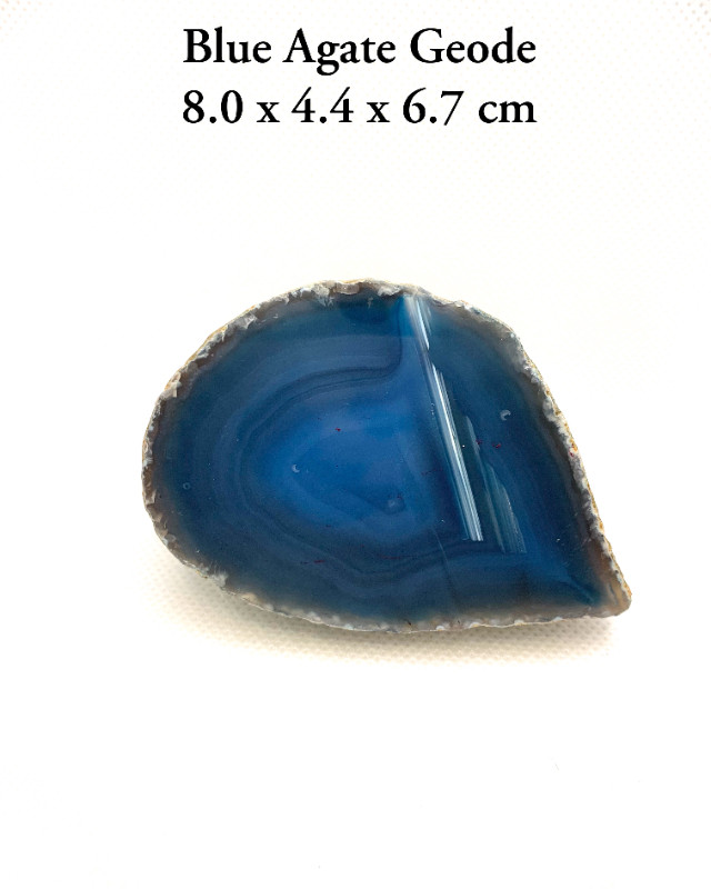 Polished blue agates! The most beautiful shimmering blues, ever! in Arts & Collectibles in Oakville / Halton Region - Image 3