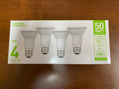 4 bulbs per pack. Brand new in unopened packaging. Bought a few packs for my basement but didn’t end...
