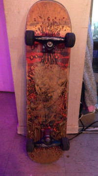 Vintage Blind Volcano Aloha Reaper Skateboard