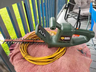 Black and Decker Hedge trimmer, View more