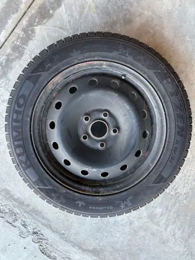 Unreal deal on Kumho snow tires. Used for two months and then forgotten about in my garage. All four...
