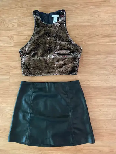 Top and skirt , View more