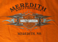 Harley Davidson Meredith NH  Hard Core Pocket T-Shirt Size L