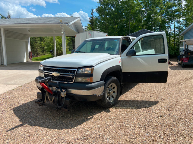 06 Chevy Silverado with Snow plow in Cars & Trucks in Edmonton