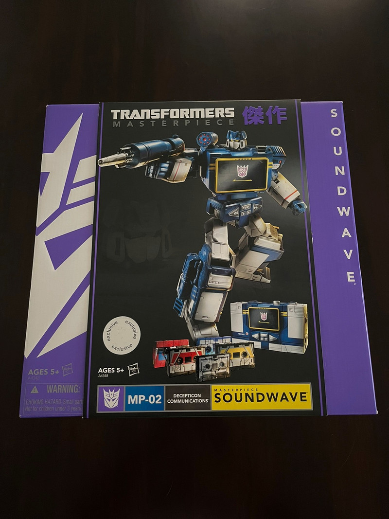 Used, Hasbro Masterpiece Soundwave Toys R Us Exclusive MP-02 Takara for sale  