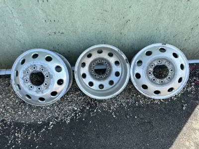 3-17 Dodge Aluminum Alloy Wheels 2 Rear and 1 Front with 2 Rear 