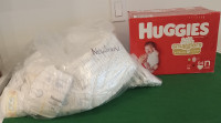 Diapers, Newborn, Huggies (180 for $30)