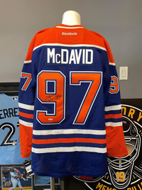 Connor McDavid Erie Otters Autographed Mustard CCM Premier Hockey Jersey  *Edmonton Oilers* - NHL Auctions