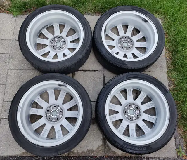 OEM Mazda 18" alloy rims wheels set of 4 with tires 215/45/18 in Tires & Rims in City of Toronto - Image 3