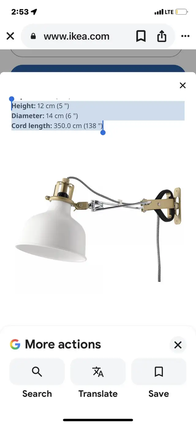 RANARP Ikea Clip Lamp (New) in Indoor Lighting & Fans in City of Toronto - Image 4