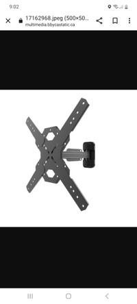 Kanto PS200 Single Stud Full Motion TV Wall Mount for 26" to 60"