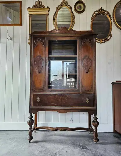 Antique China Cabinet - Delivery Available, View more