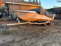 Boat and motor for parts