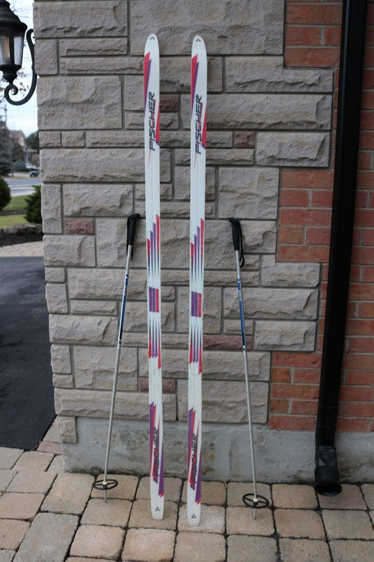 Cross country skis ski set Fischer back country wax 205 cm long in Ski in City of Toronto - Image 3
