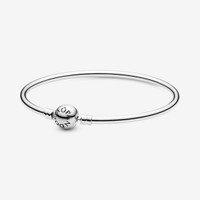 Pandora Moments Bangle/Charm Bracelet -925 Sterling Silver Stamp