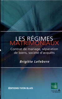 Les Régimes matrimoniaux