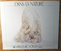 CALENDAR / CALENDRIER GM 1979 - GLEN LOATES - DANS LA NATURE