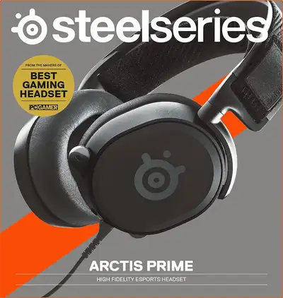 SteelSeries Arctis Prime Gaming Headset - Black -NEW Enjoy clear, detailed audio in all of your game...