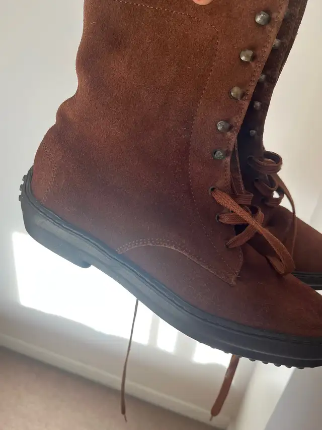 Women’s Tod’s suede combat boot in Women's - Shoes in Edmonton - Image 10