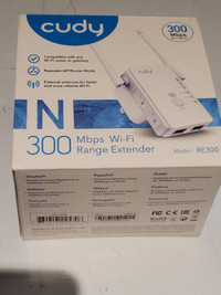 Brand New - CUDY RE300 Wi-Fi Range Extender