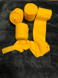 Yellow Polo Wraps - set of 4