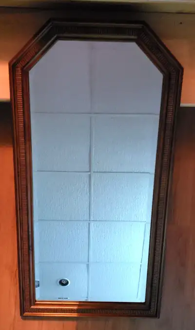 CADRE MIRROIR - FRAMED MIRROR  21" x 42" - VINTAGE - EXCELLENT, View more