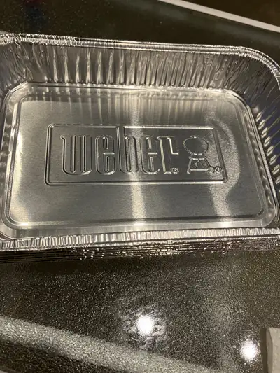 Weber Brand Grill Pans, particularly for Weber Q. $1 each or the 6 pack for $5.The pickup location i...