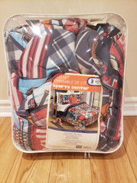 DOUBLE-QUEEN SPORTY COMFORTER SET WITH 2 PILLOW CASES
