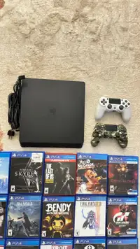 PS4 Pro 500gb + 2 Controllers + 21 games