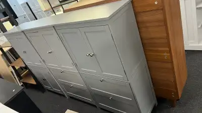 Bathroom Cabinet, Storage Cabinet, Kitchen Cupboard with 4 Doors, View more