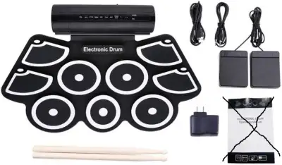 Batterie Drum Portable Silicone pliable-NEUVE, View more