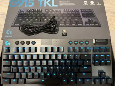 Logitech G915 TKL LIGHTSPEED Wiresless RGB Keyboard (Tactile), View more