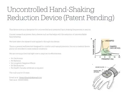 Uncontrollable Hand Shake Dampening Device, View more