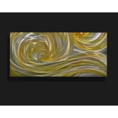 Metal Art Painting "OCEAN DANCE" - 24" X 12", View more