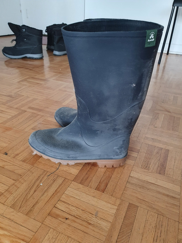 Paire de botte de pluie Kamik  dans Chaussures pour hommes  à Ville de Montréal