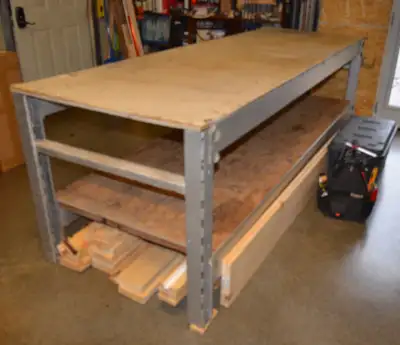 Heavy Duty Industrial Workbench 8' x 3', View more