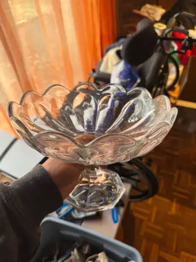 Glass Compote Bowl, View more