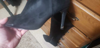 Thigh high black boots size 11 