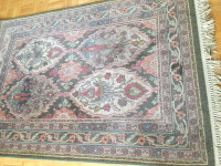 4x6 patterned Rajasthan wool carpet