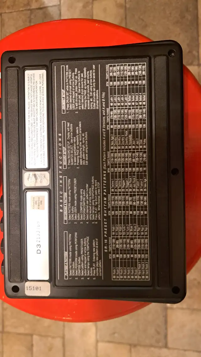 Alesis SR-16 Drum Machine506745308033198081