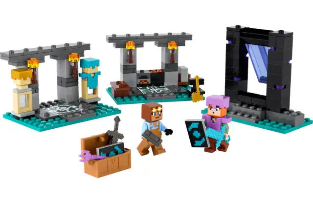 LEGO Minecraft The Armory (21252) – 203 Pieces63760490176131122