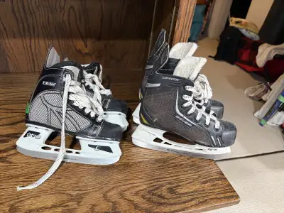 2 pairs of skates size 13 kids , View more