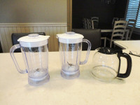 Two Spare Blender Jars and One Coffee Carafe Jar  $6.00 each