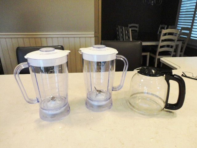 Two Spare Blender Jars and One Coffee Carafe Jar  $6.00 each in Kitchen & Dining Wares in Kitchener / Waterloo