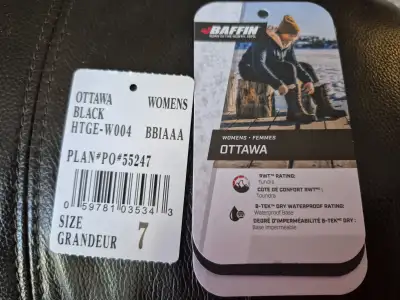 BAFFIN BOOTS WOMEN'S SIZE 7. NEW!, View more